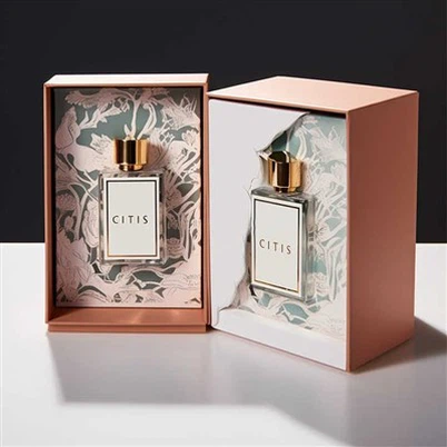 Suosittu räätälöity ilmainen muotoilu Logo Printing Ylellinen hajustepakkaus pakkaamiseen